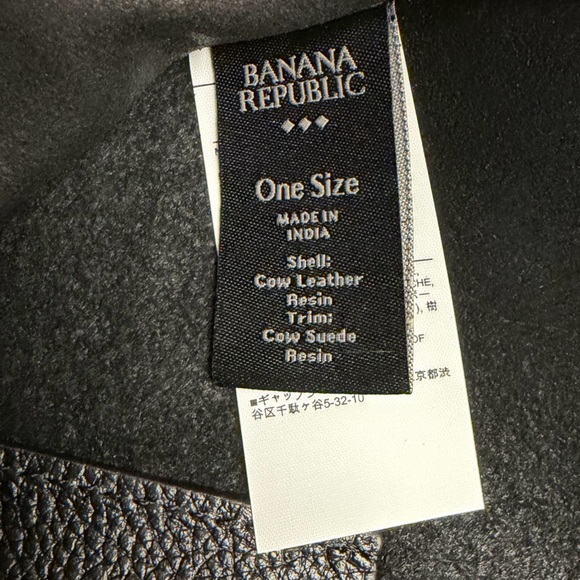Banana Republic Black Leather Crossbody Bag - Picture 3 of 5